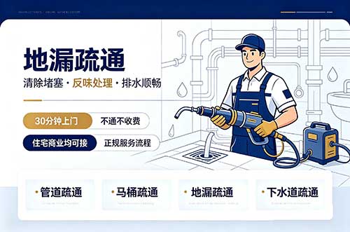 兰溪地漏疏通